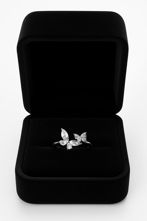 Heavenlux Butterfly Adjustable Ring